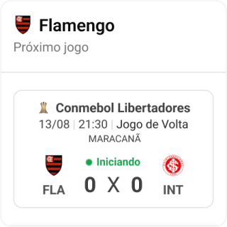 Widget de proximas partidas